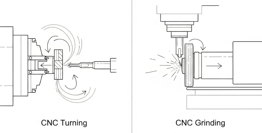 CNC Turning vs CNC Grinding: Which Process Is Right for Your Part 1