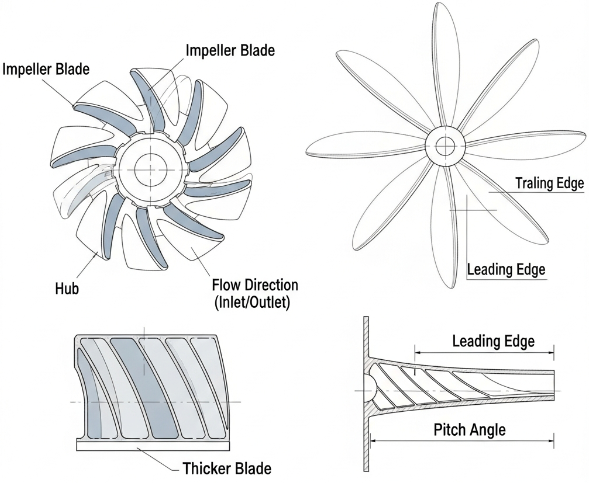 Impeller vs Propeller: Key Similarities and Differences 2