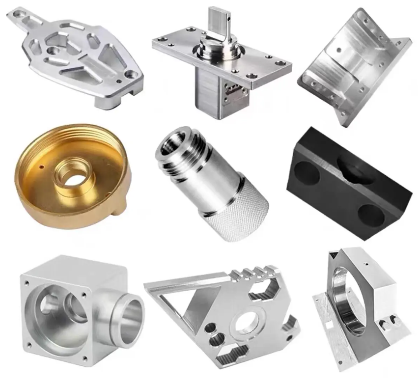 CNC parts machined by different materials 3030
