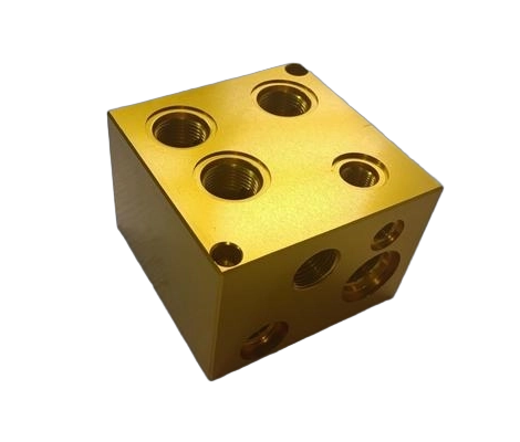 Brass/Copper Hydraulic Manifold Block 3061