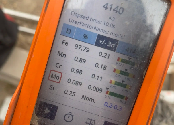 25CrMo4 / AISI 4140 Steel Material inspection 3063