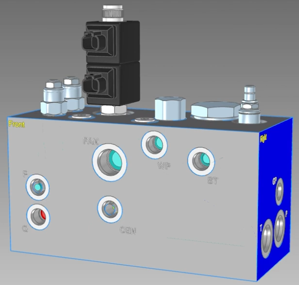 Manifold Block Design 3116