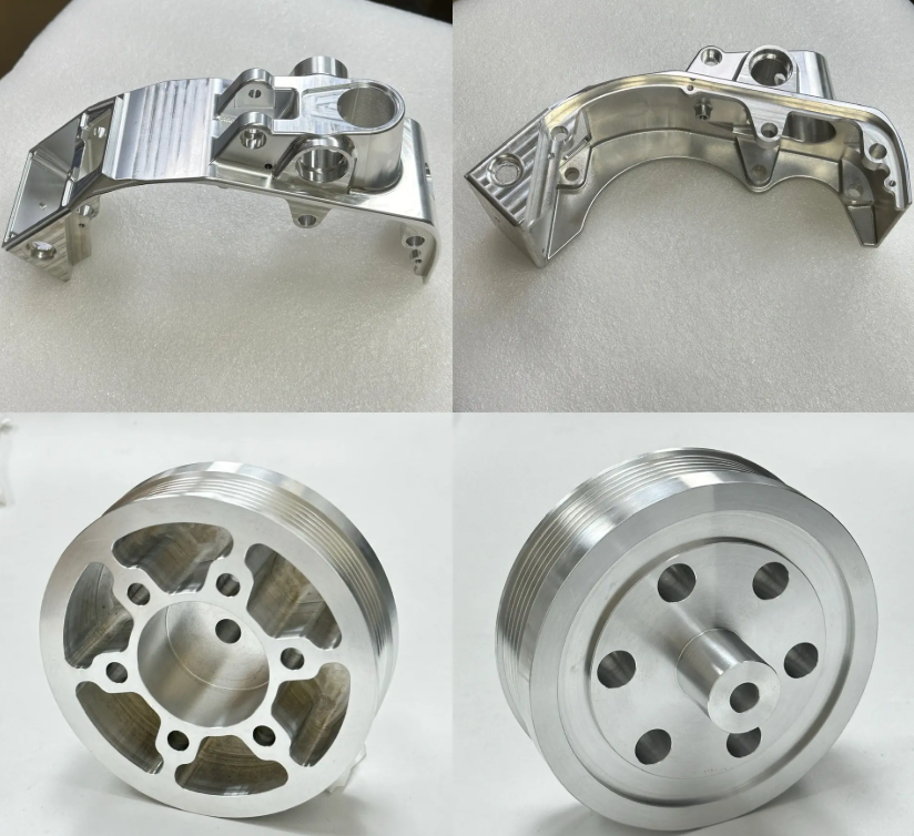Aluminum parts produced by precision CNC machining