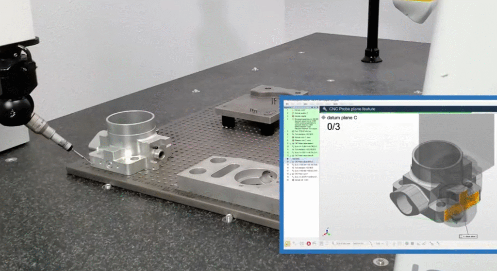 CMM inspection for precision CNC machining in China