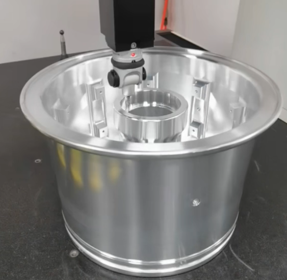 Quality inspection of CNC machined prototype parts