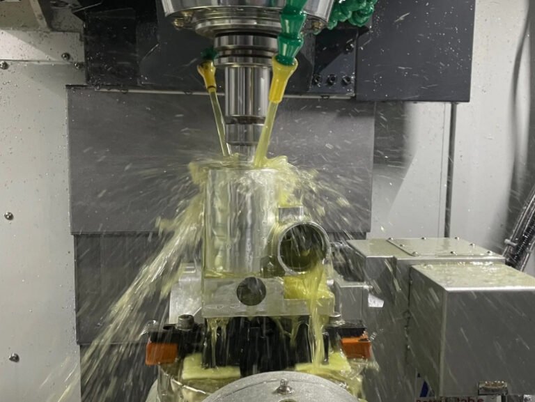 CNC machining aluminum parts with high precision cutting tools