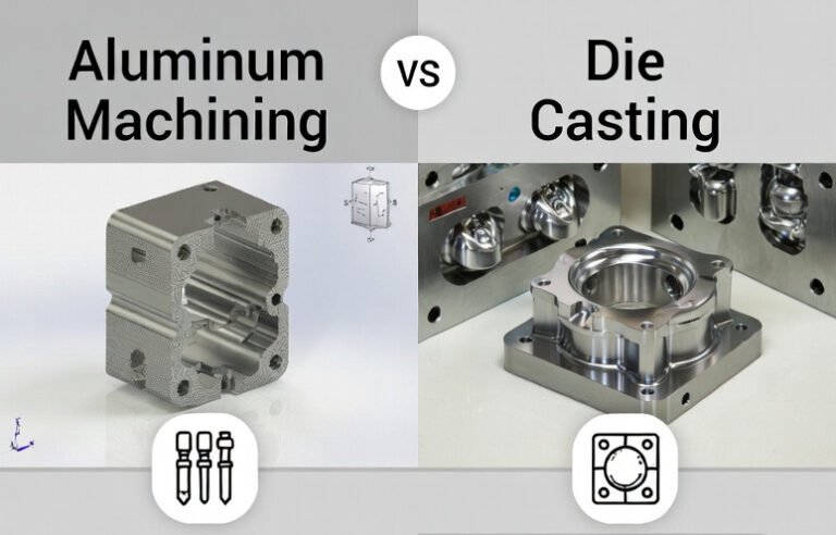 Aluminum CNC machining versus die casting process overview