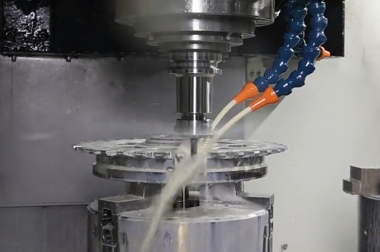 5-axis CNC milling services producing complex aluminum parts with tight tolerances