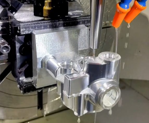 Advanced CNC milling services showcasing multi-axis machining capabilities