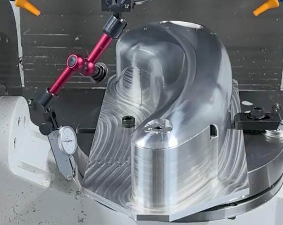 Advanced CNC milling process achieving tight dimensional accuracy