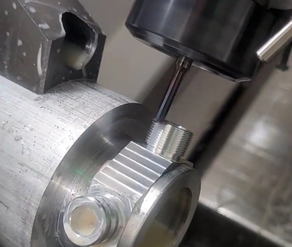 Precision machining process for high-tolerance metal parts