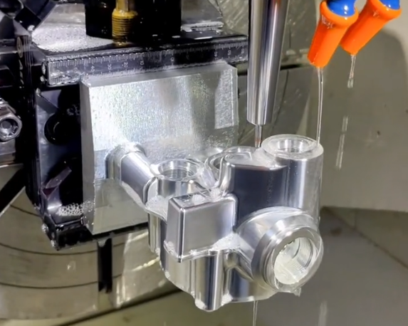 CNC marine machining process for precision marine components