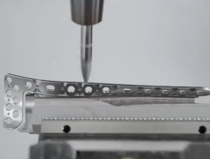Medical CNC machining of orthopedic implant components
