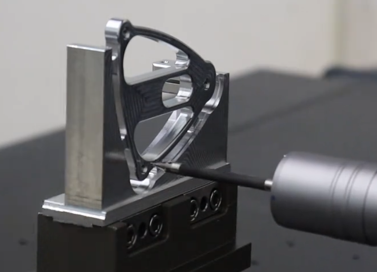 CMM inspects CNC machined medical parts