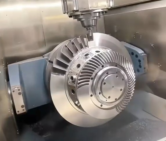 Large CNC machining of steel components with tight tolerances