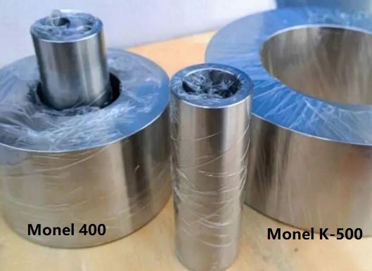 Monel 400 vs Monel K-500 machined parts for industrial applications