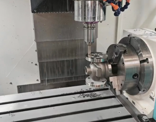 Advanced CNC equipment used for valve parts machining