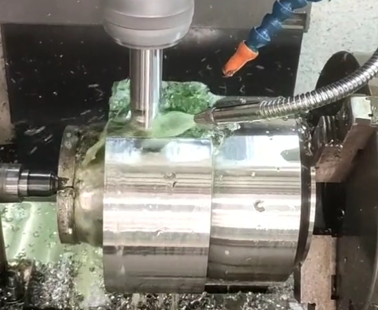 CNC machining process of Inconel 718 component in factory