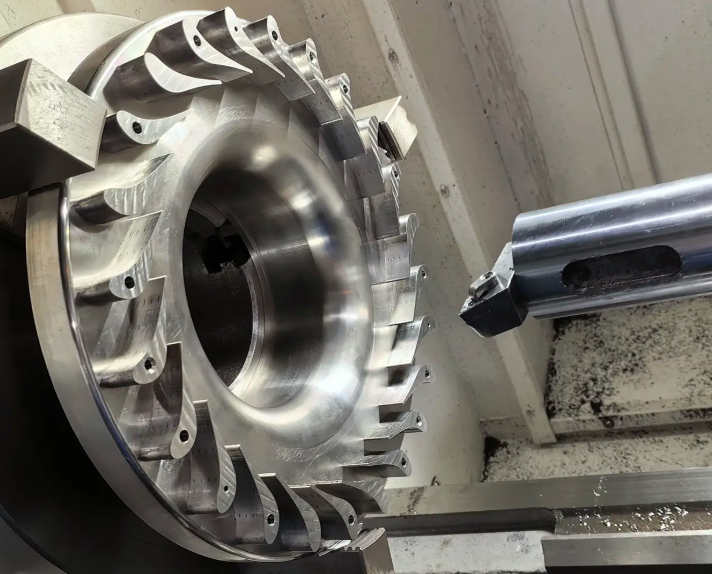 CNC machining for nickel alloy impeller