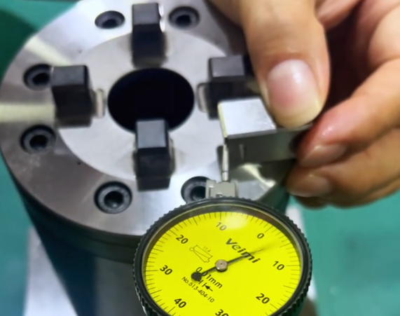 High precision CNC turned actuator parts inspection