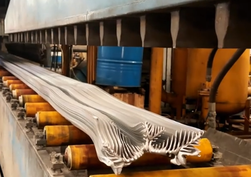 metal extrusion aluminum bar production line